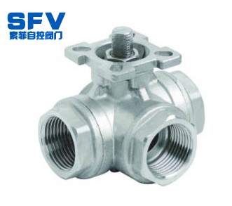 三通螺纹球阀
