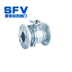 美标高平台法兰球阀