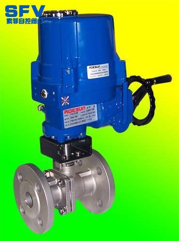 防爆电动高平台不锈钢球阀